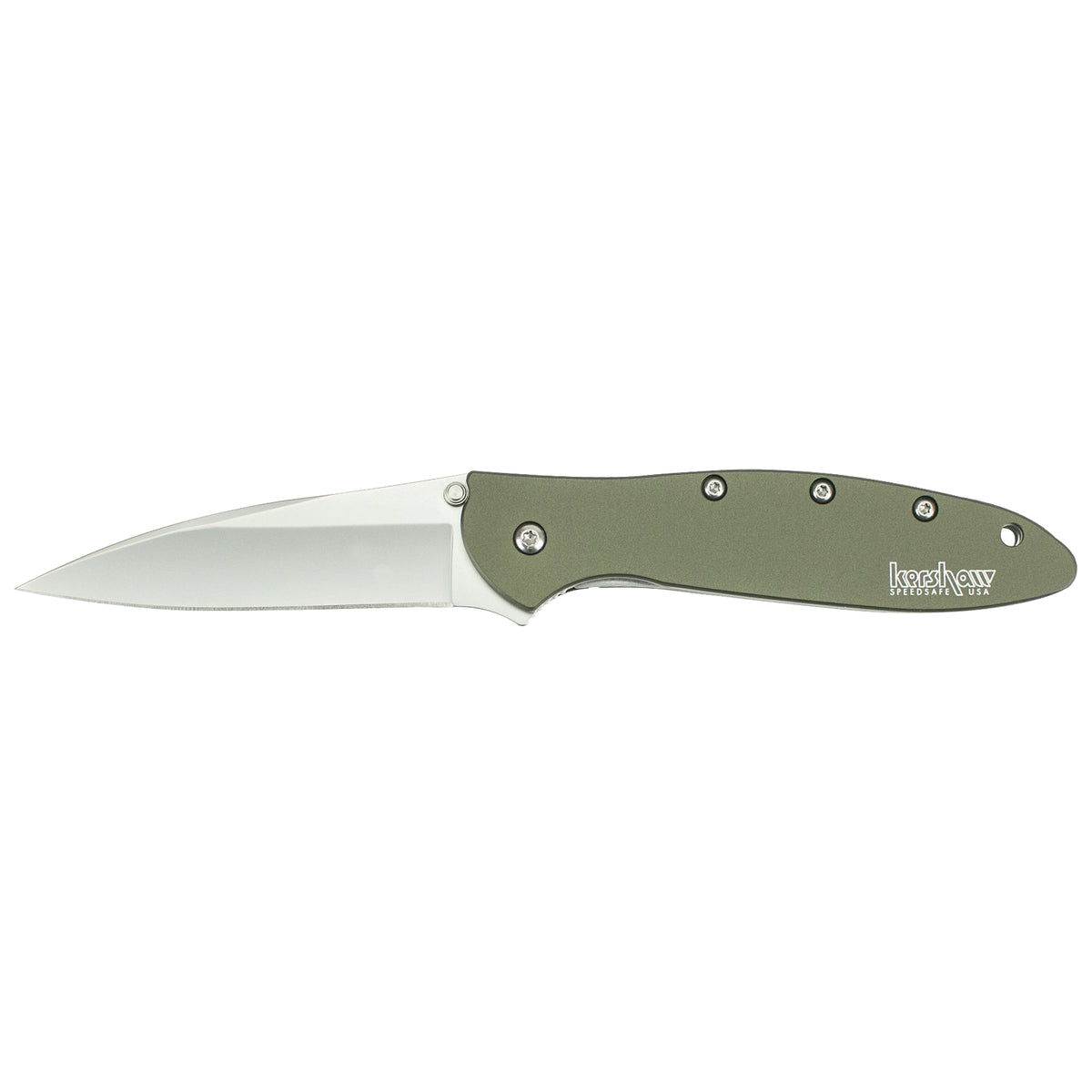 Kershaw Leek – 3" USA Flag/Silver