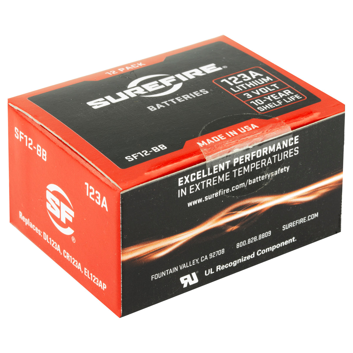 Surefire Battery - CR123A Lithium SF12-BB