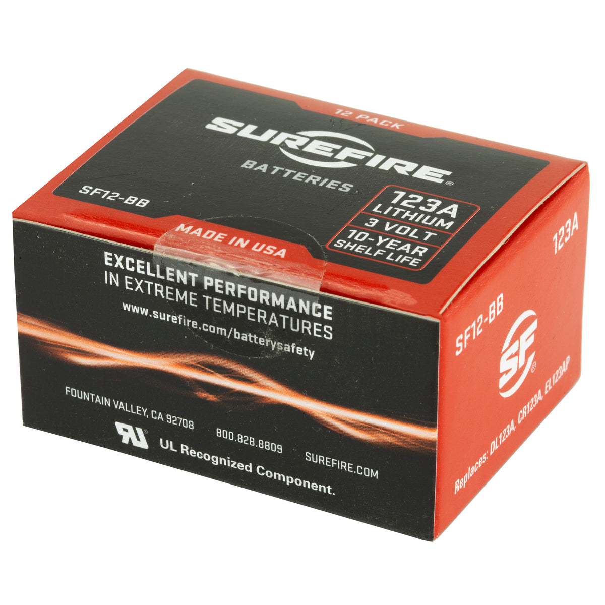Surefire Battery - CR123A Lithium SF12-BB