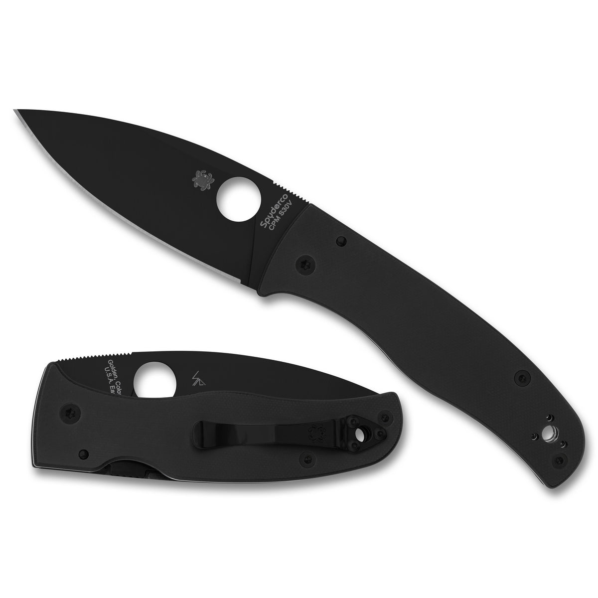 Spyderco Bodacious – Black/Black S30V
