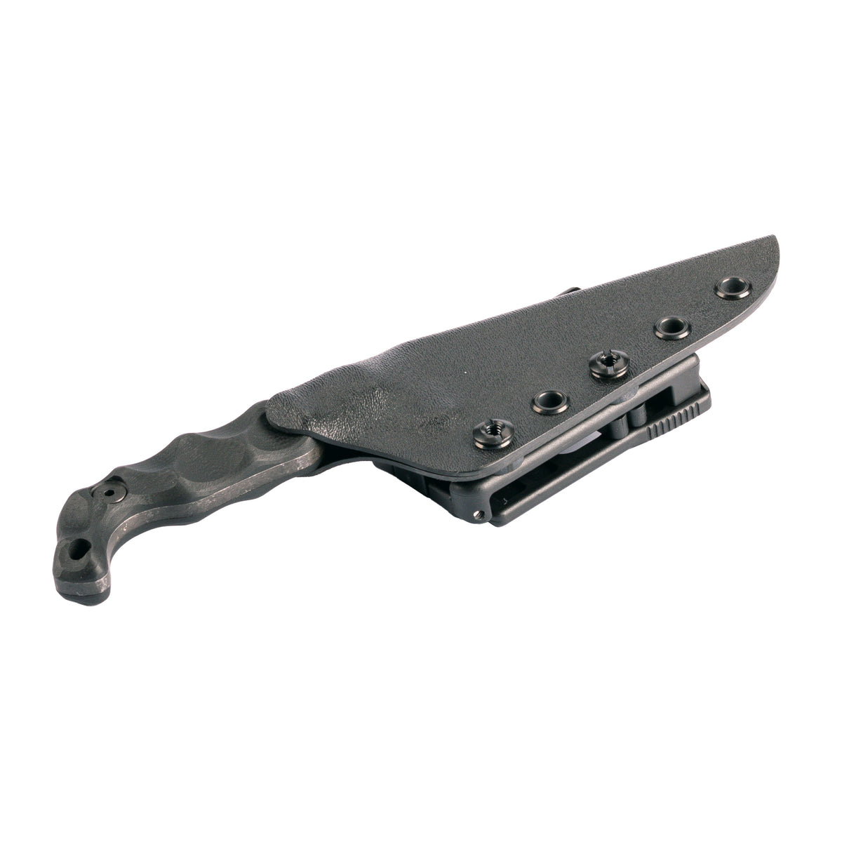 Stroup Knives BRAVO 5 – 3.5" Acid-Etched Black with Sheath