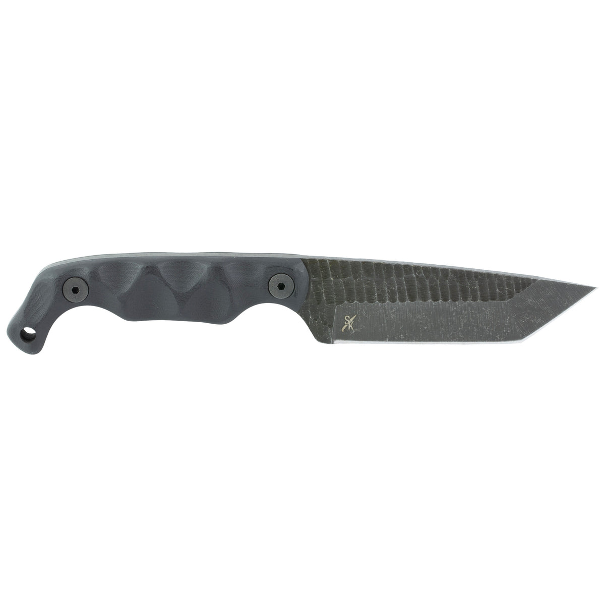 Stroup Knives BRAVO 5 – 3.5" Acid-Etched Black with Sheath