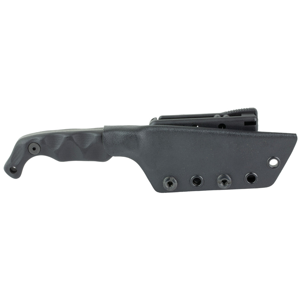 Stroup Knives BRAVO 5 – 3.5" Acid-Etched Black with Sheath