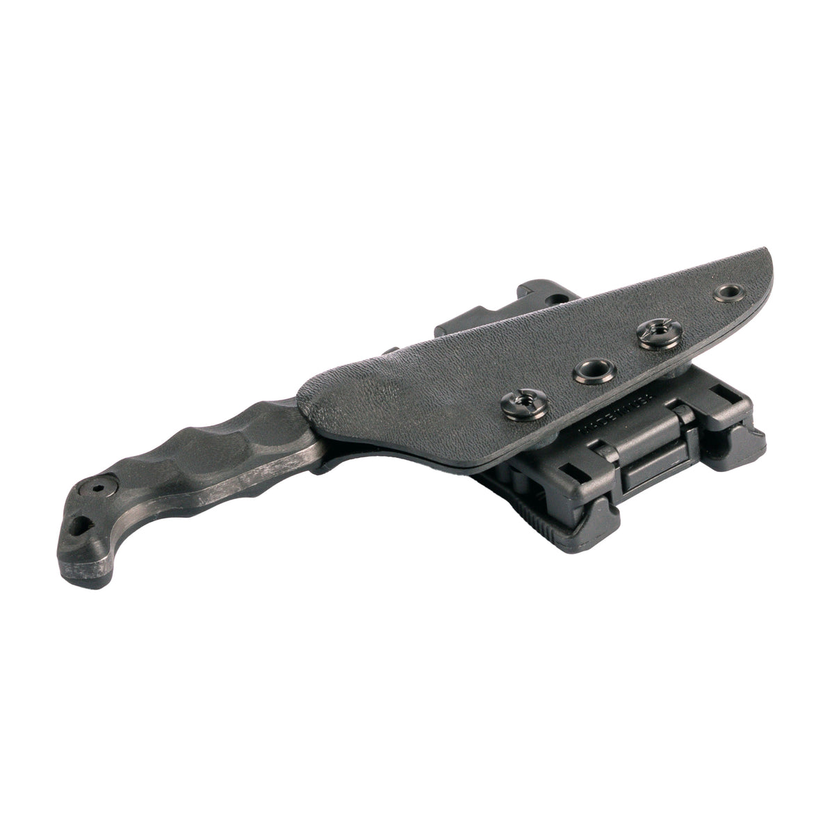 Stroup Knives Mini – 3" Acid-Etched Black with Sheath