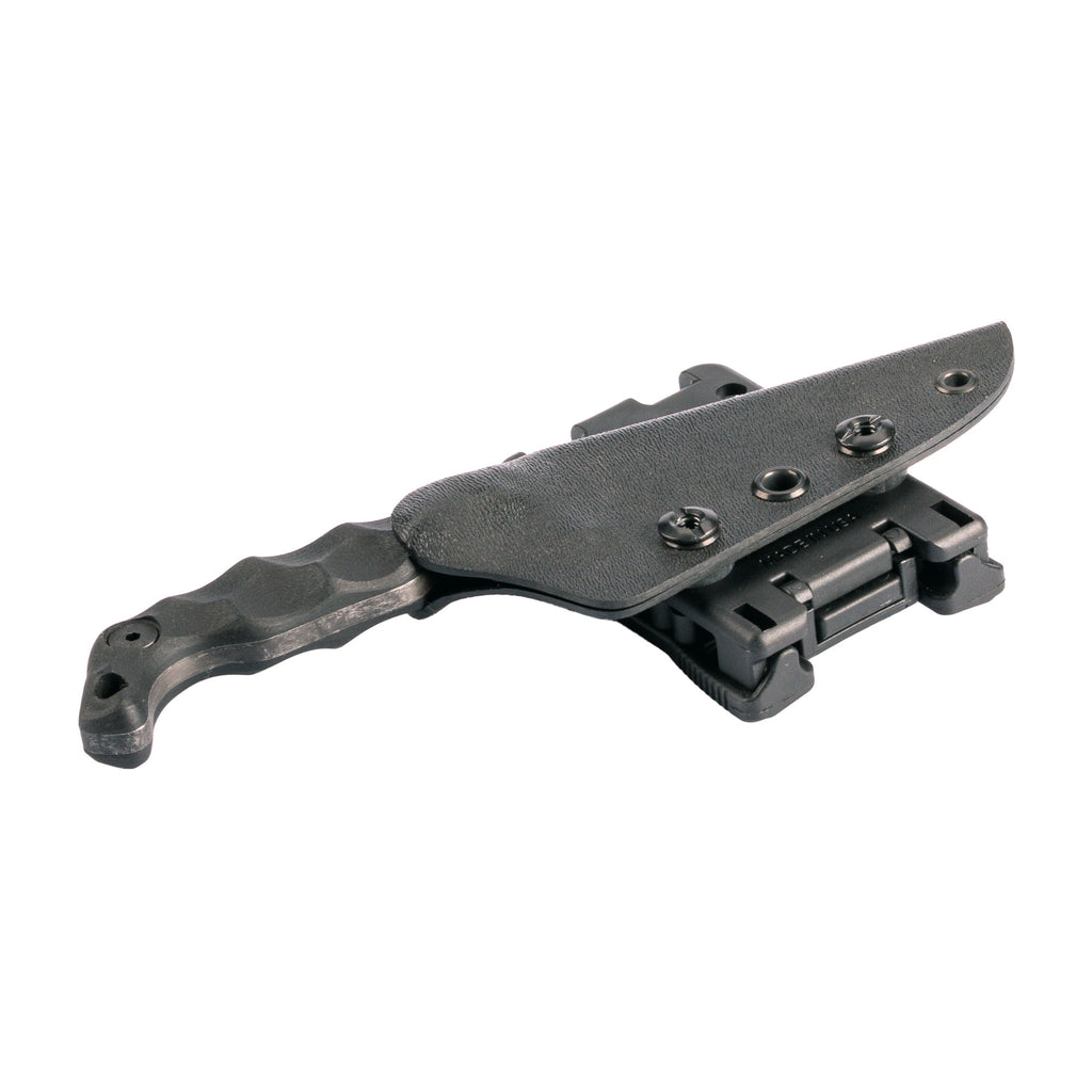 Stroup Knives Mini 1 – 3" Acid-Etched Black with Sheath
